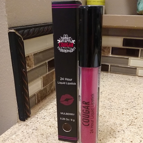 Cougar Other - Brand New cougar 24 hour liquid Lipstick Mulberry